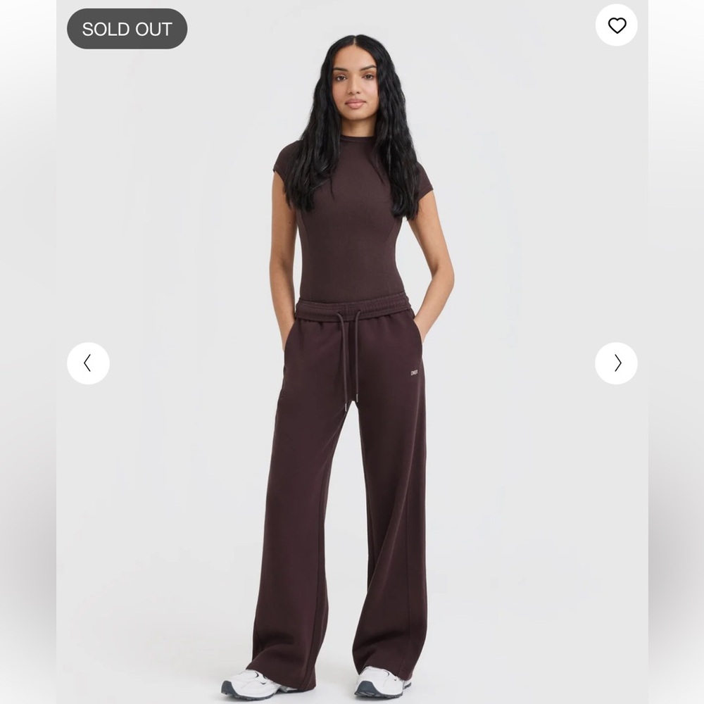 One active Brown Foundations straight leg sweatpants